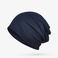 Unisex Summer Beanie Hat Mesh Breathable Turban Headwear Cap