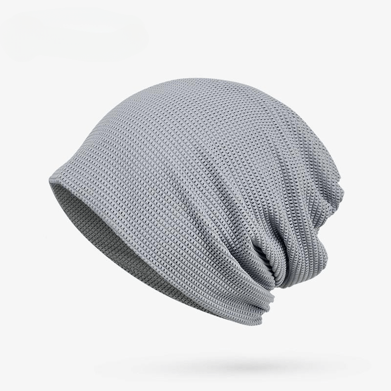 Unisex Summer Beanie Hat Mesh Breathable Turban Headwear Cap