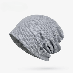 Unisex Summer Beanie Hat Mesh Breathable Turban Headwear Cap