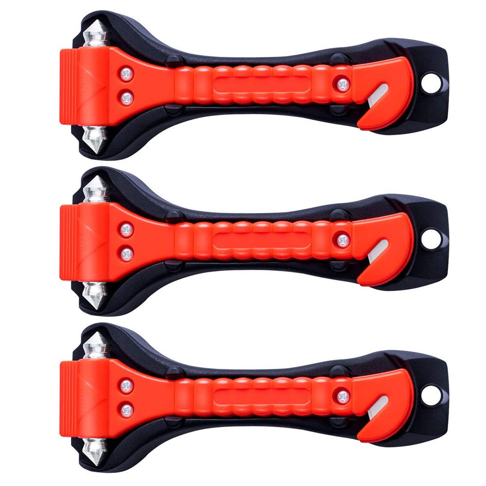 3pcs Car Emergency Escape Tool safety Hammer With Seat Belt Cutter