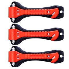 3pcs Car Emergency Escape Tool safety Hammer With Seat Belt Cutter