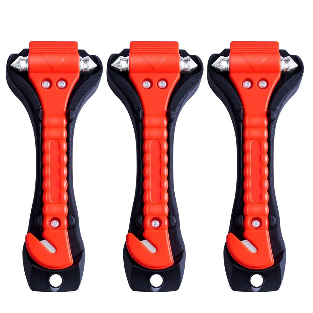 3pcs Car Emergency Escape Tool safety Hammer With Seat Belt Cutter
