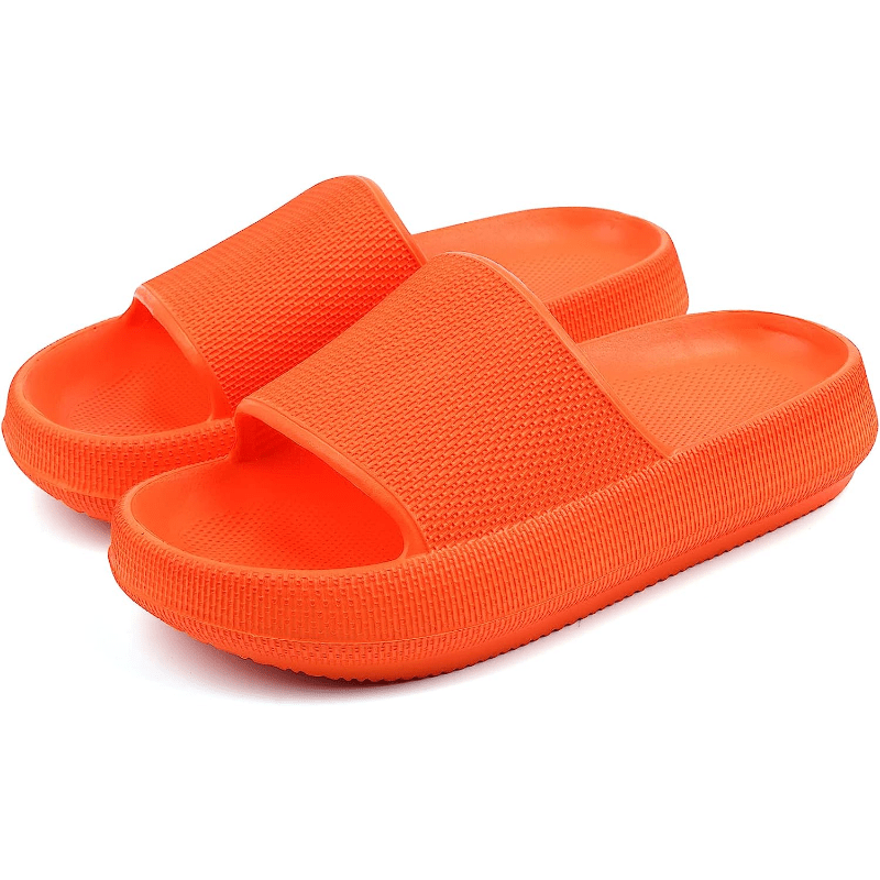 Girls Open Toe Platform Slides Soft Sole House Slippers