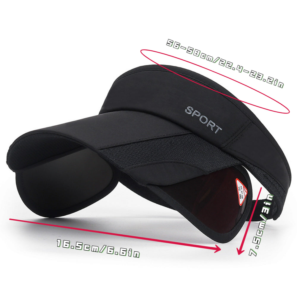 Summer Retractable Visor Caps Adjustable Golf Beach Sun Hats