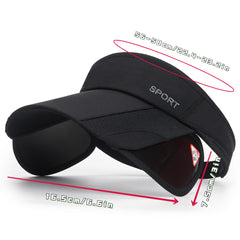Summer Retractable Visor Caps Adjustable Golf Beach Sun Hats