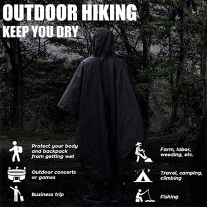 Waterproof Outdoor Raincoat for Motorcycle Camping Fishing