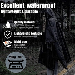 Waterproof Outdoor Raincoat for Motorcycle Camping Fishing