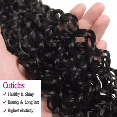 Brazilian Virgin Human Hair Wet and Wavy Bundles