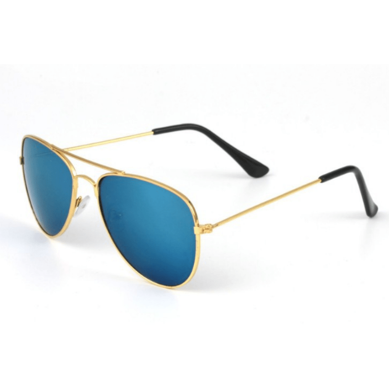 Aviator Sunglasses Mirror Lens UV400 Metal Sun Shades