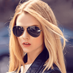 Aviator Sunglasses Mirror Lens UV400 Metal Sun Shades