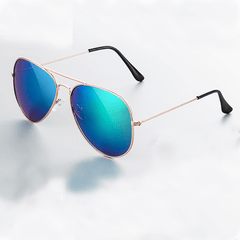 Aviator Sunglasses Mirror Lens UV400 Metal Sun Shades