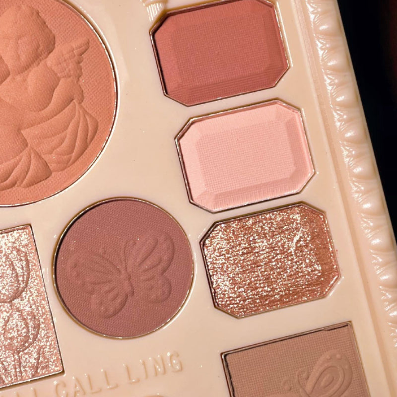 Anime Eyeshadow Palette Shimmer Glitter Blush Highlighter