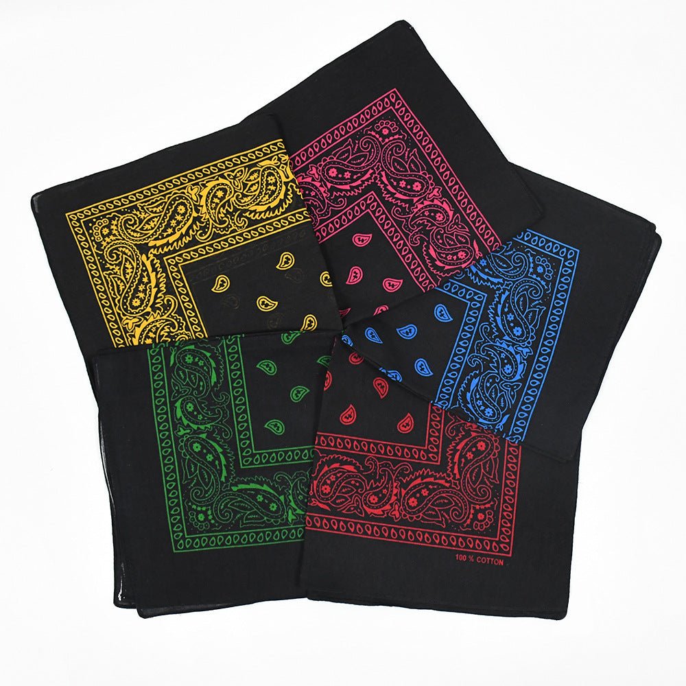 54 Paisley Print Bandana Hip Hop Square Scarf Headband Wrist Wraps