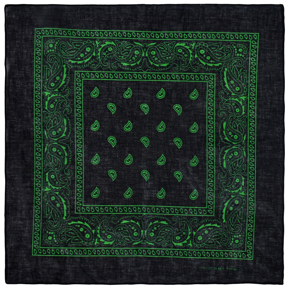 54 Paisley Print Bandana Hip Hop Square Scarf Headband Wrist Wraps