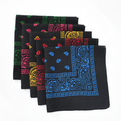 54 Paisley Print Bandana Hip Hop Square Scarf Headband Wrist Wraps