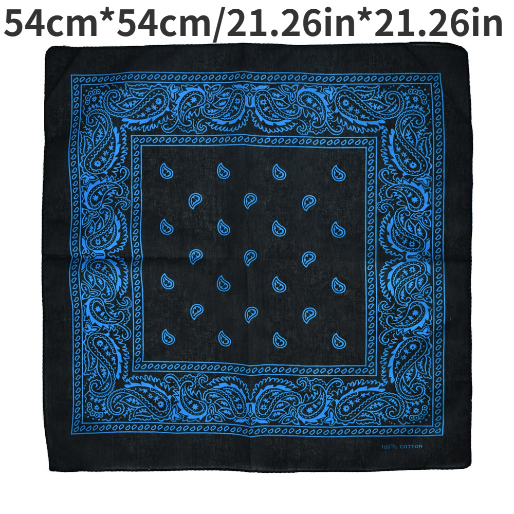 54 Paisley Print Bandana Hip Hop Square Scarf Headband Wrist Wraps