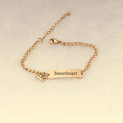 Golden Stainless Steel Children's Bracelet