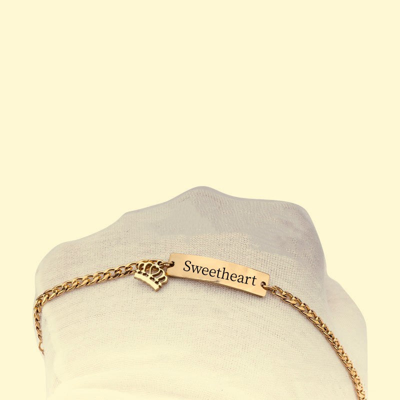 Golden Stainless Steel Children's Bracelet