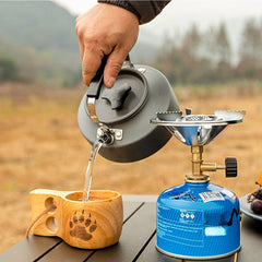 Outdoor Camping Wooden Coffee Cup Portable Anti-scalding Cup