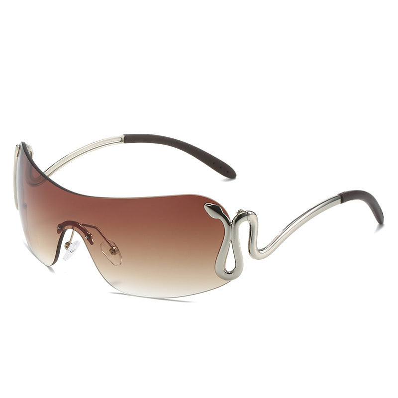 Y2K Snake One Piece Sunglasses UV400