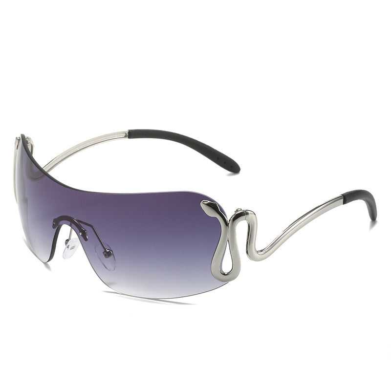 Y2K Snake One Piece Sunglasses UV400