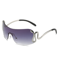 Y2K Snake One Piece Sunglasses UV400