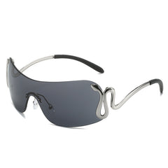 Y2K Snake One Piece Sunglasses UV400