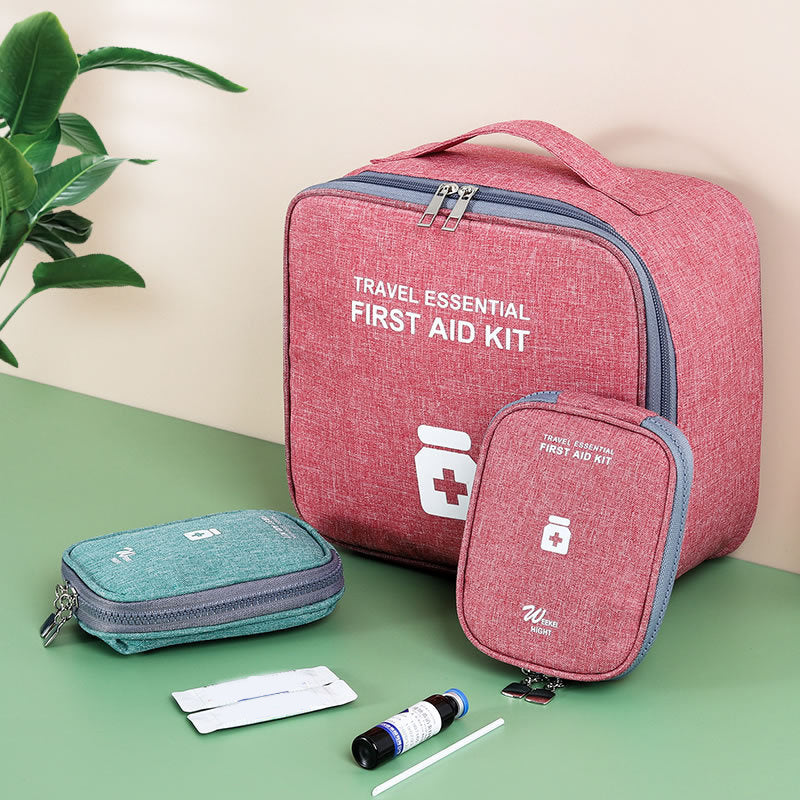 Handheld Cube Medicine Bag Convenient First Aid Box Lightweight Portable