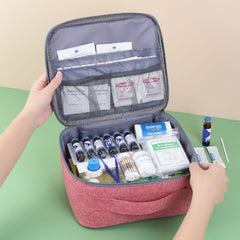 Handheld Cube Medicine Bag Convenient First Aid Box Lightweight Portable