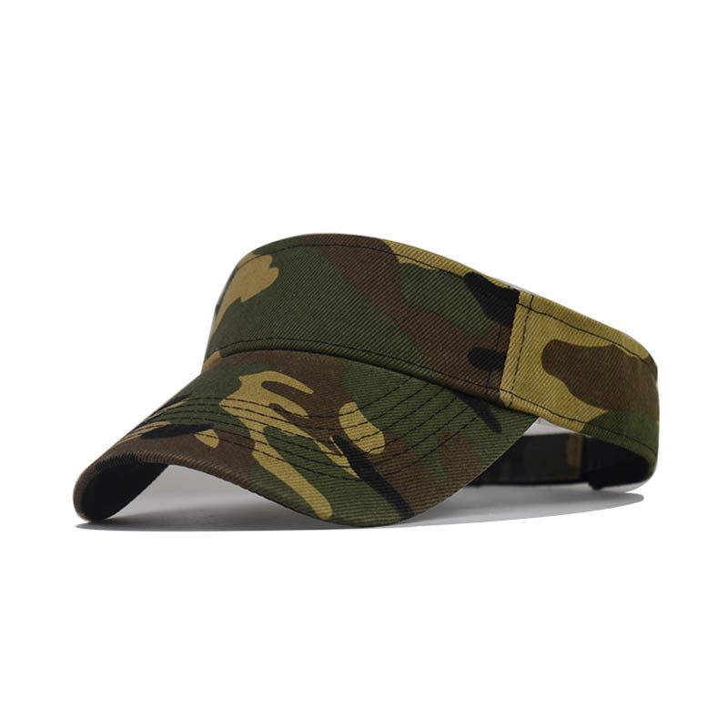 Men's Camouflage Sun Hat Army Top Cap Women Outdoor Beach Cycling Gorra