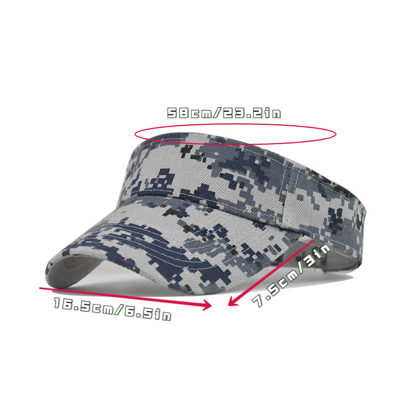 Men's Camouflage Sun Hat Army Top Cap Women Outdoor Beach Cycling Gorra