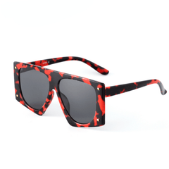 Leopard Snake Print Sunglasses Oversized Gradient Glasses UV400