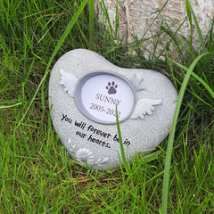 Personalized Pet Memorial Stone & Photo Frame