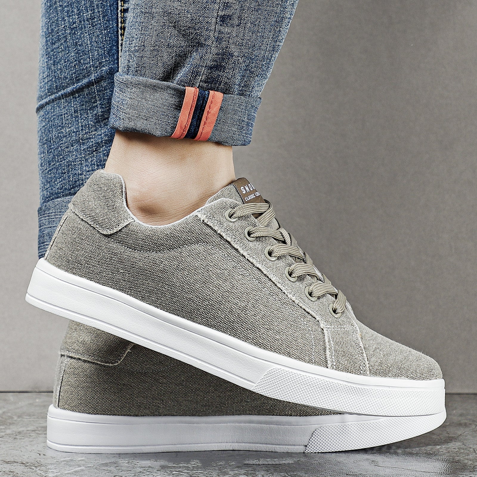 Men's Canvas Skate Shoes Wear resistant Non Slip Casual Shoes For Youth