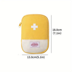 Mini Medicine Storage Bag Zipper Mesh Emergency Carry-On Travel Household Bag