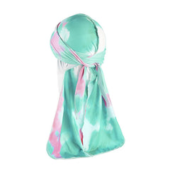 Tie Dyed Pirate Hat Men's Headscarf Outdoor Cycling Sunscreen Brimless Hat