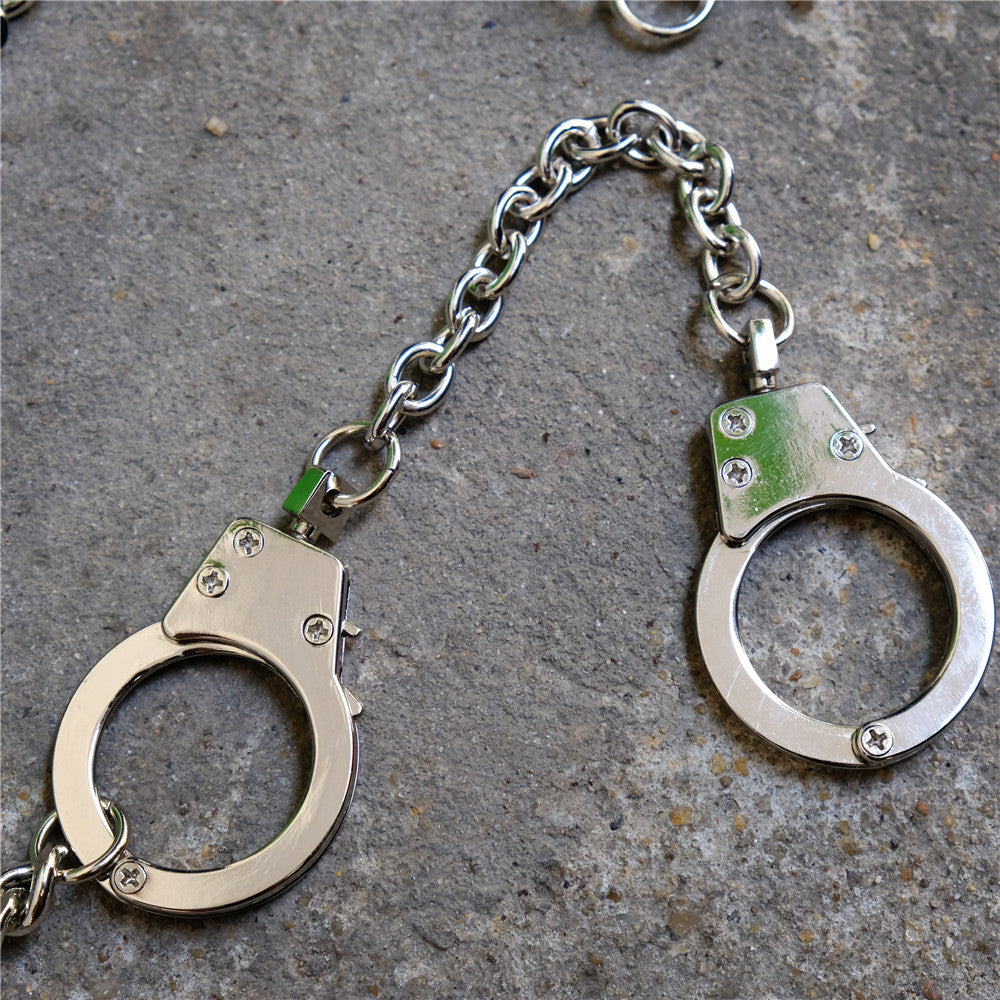 Bike Chain Keychain Punk Rock Metal Waist Chain Jewelry