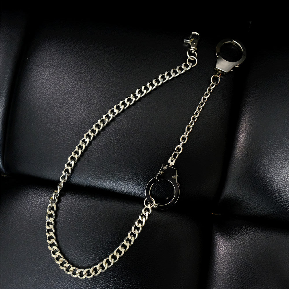 Bike Chain Keychain Punk Rock Metal Waist Chain Jewelry