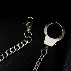 Bike Chain Keychain Punk Rock Metal Waist Chain Jewelry