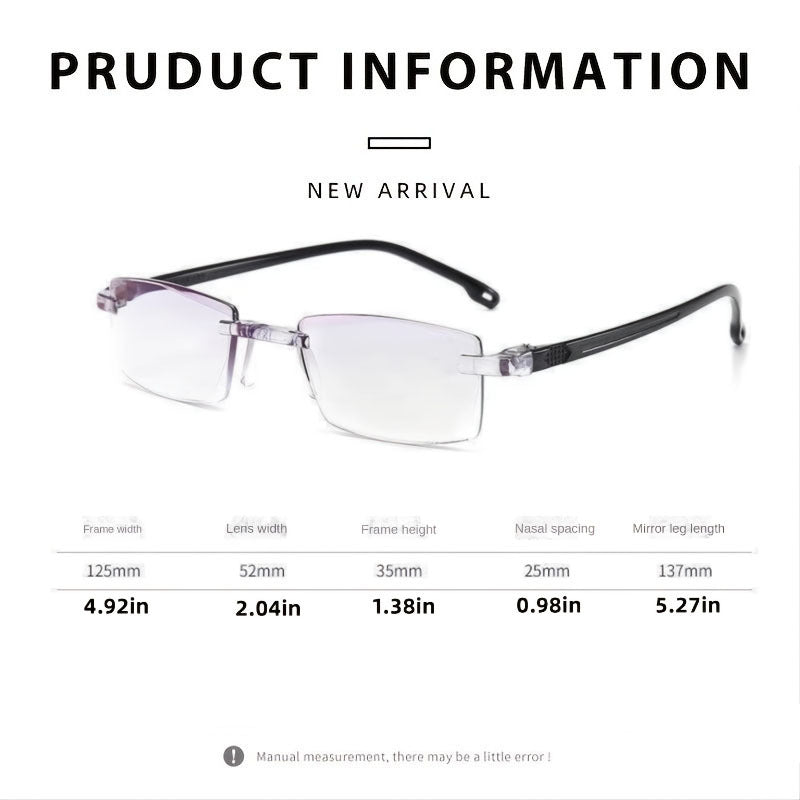 Light Blocking Reading Glasses for Women Men with Glasses Case