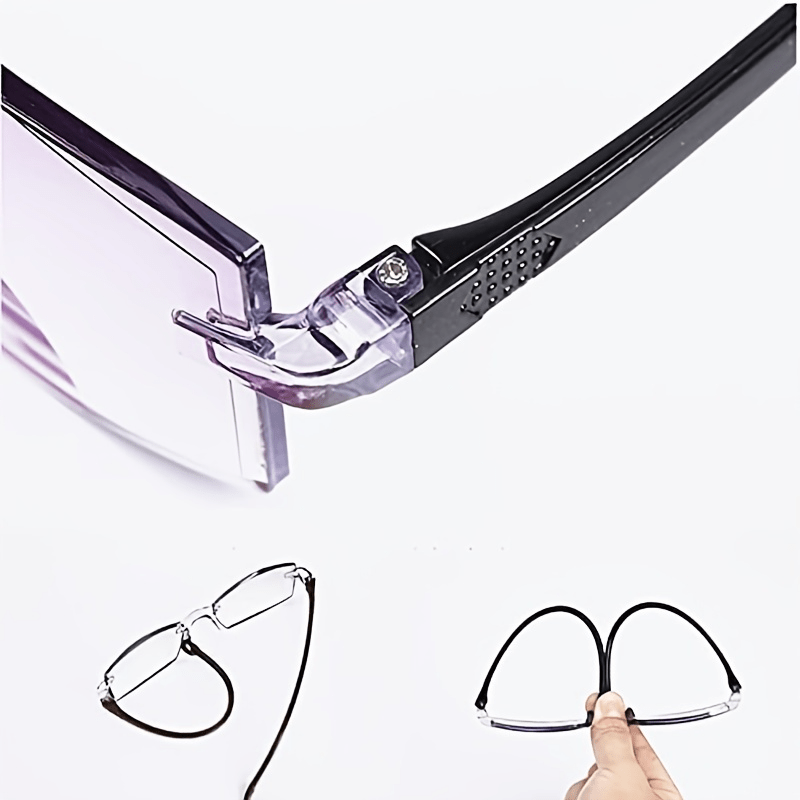 Light Blocking Reading Glasses for Women Men with Glasses Case
