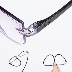 Light Blocking Reading Glasses for Women Men with Glasses Case