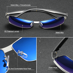 RoyalHot Metal Polarized Driving Sunglasses