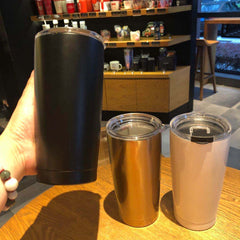 304 Stainless Steel Vacuum Insulated Ice Cup For Car 20oz