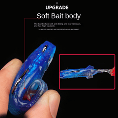 Bionic Long Casting Paddle Tai Swimbait for Freshwater and Saltwater Fishing