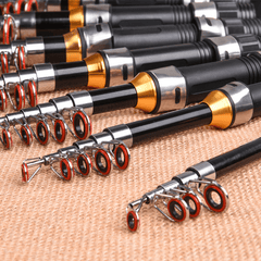Retractable Fishing Rod for Ice and Saltwater Lightweight Portable