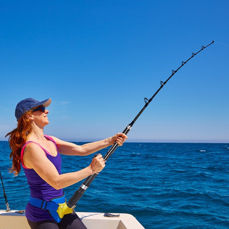 Retractable Fishing Rod for Ice and Saltwater Lightweight Portable