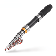 Retractable Fishing Rod for Ice and Saltwater Lightweight Portable