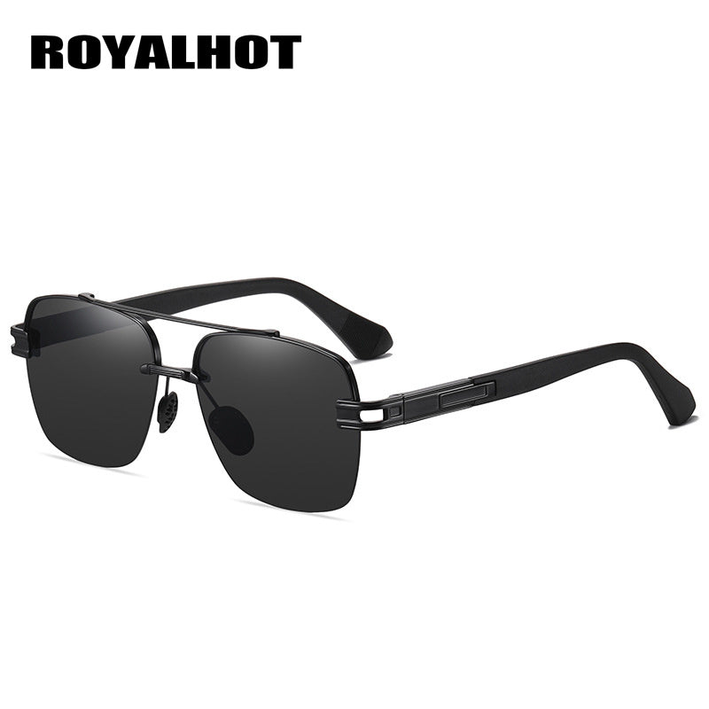 RoyalHot Men's Polarized Metal Driving Sunglasses Unisex
