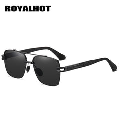 RoyalHot Men's Polarized Metal Driving Sunglasses Unisex